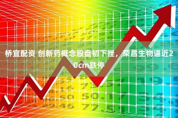 桥宜配资 创新药概念股盘初下挫，荣昌生物逼近20cm跌停