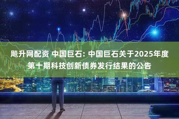 飚升网配资 中国巨石: 中国巨石关于2025年度第十期科技创新债券发行结果的公告
